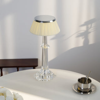 Haloza Lampe de Table en Tissu Luxueuse