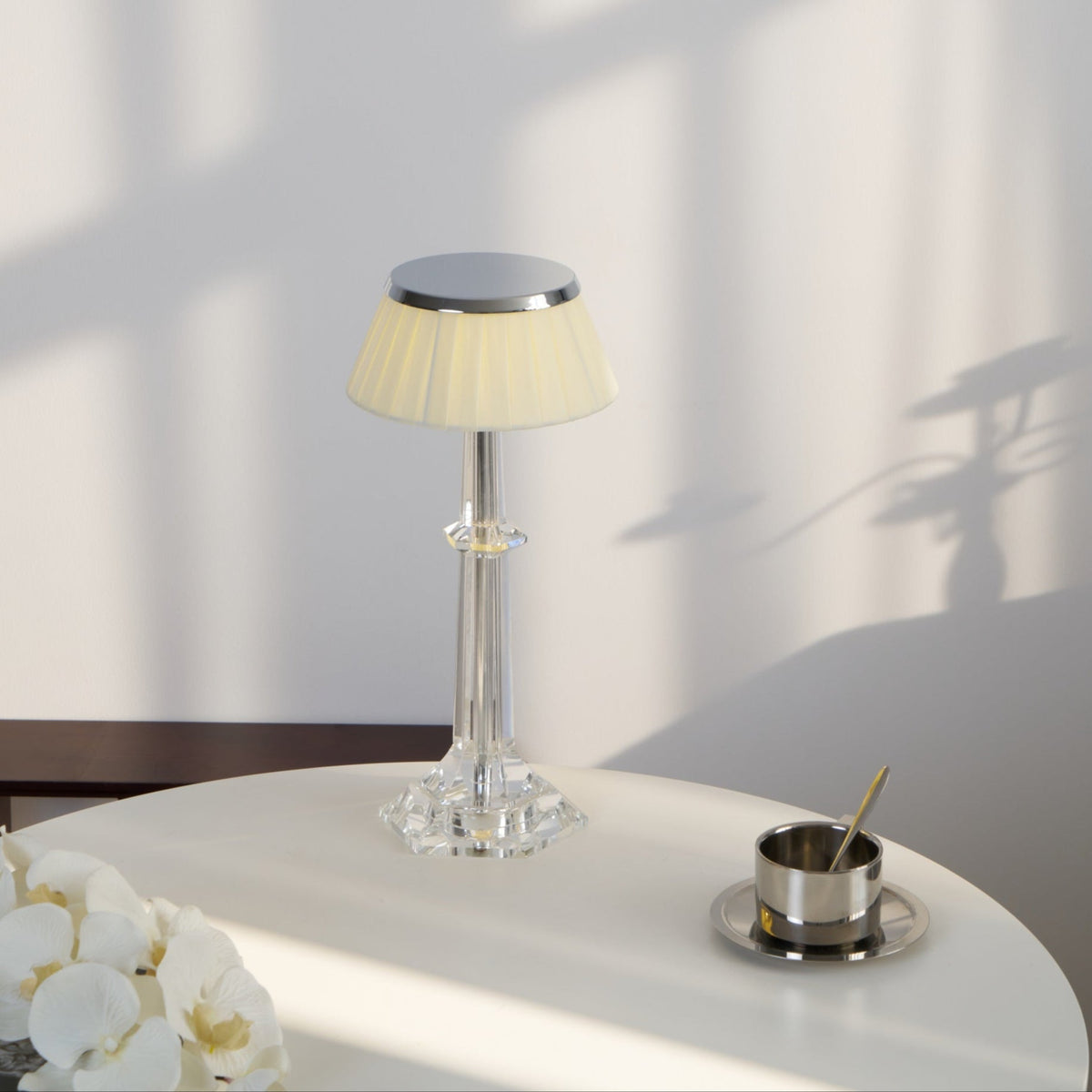 Haloza Lampe de Table en Tissu Luxueuse