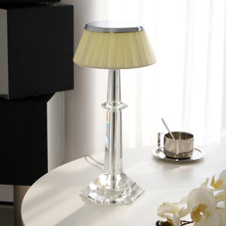 Haloza Lampe de Table en Tissu Luxueuse