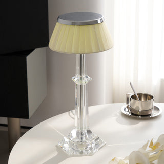 Haloza Lampe de Table en Tissu Luxueuse