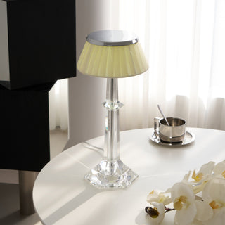 Haloza Lampe de Table en Tissu Luxueuse