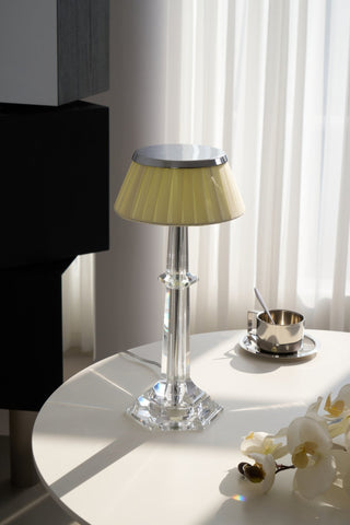 Haloza Lampe de Table en Tissu Luxueuse