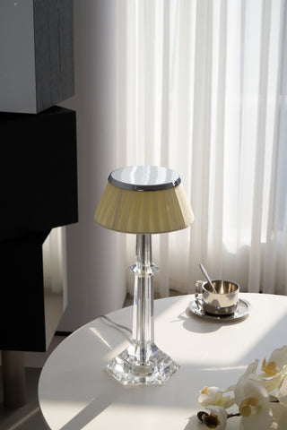 Haloza Lampe de Table en Tissu Luxueuse