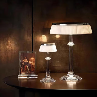 Haloza Lampe de Table en Tissu Luxueuse