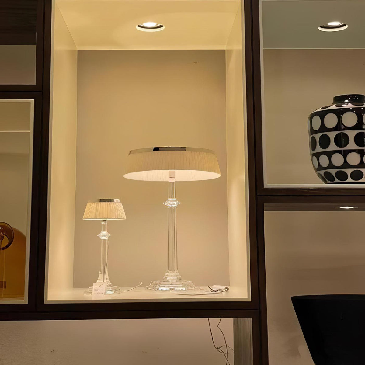 Haloza Lampe de Table en Tissu Luxueuse