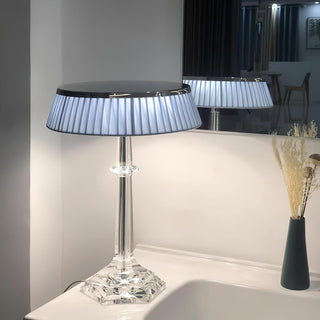 Haloza Lampe de Table en Tissu Luxueuse