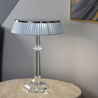 Haloza Lampe de Table en Tissu Luxueuse