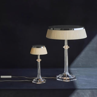 Haloza Lampe de Table en Tissu Luxueuse