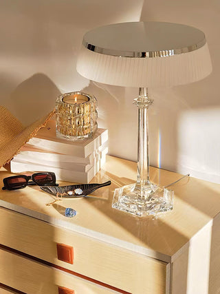 Haloza Lampe de Table en Tissu Luxueuse