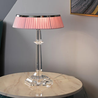 Haloza Lampe de Table en Tissu Luxueuse