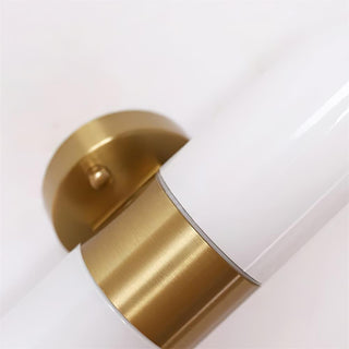 Vertical Capsule Glass Wall Sconce-Neutral Decor