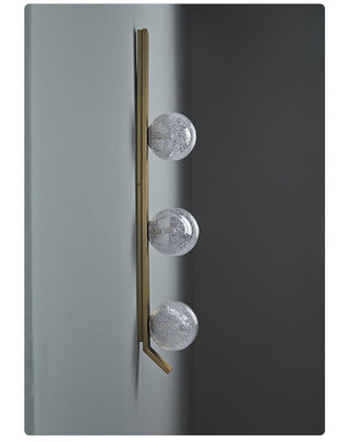 Vertical Balls Bar Sconce-Neutral Decor