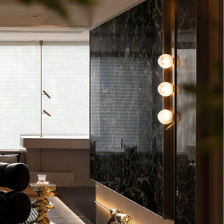 Vertical Balls Bar Sconce-Neutral Decor
