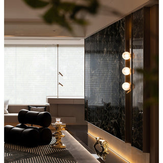 Vertical Balls Bar Sconce-Neutral Decor