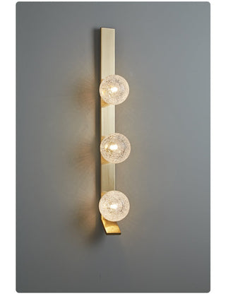 Vertical Balls Bar Sconce-Neutral Decor