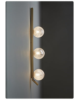 Vertical Balls Bar Sconce-Neutral Decor
