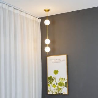 Halo Lampe suspendue moderne en laiton