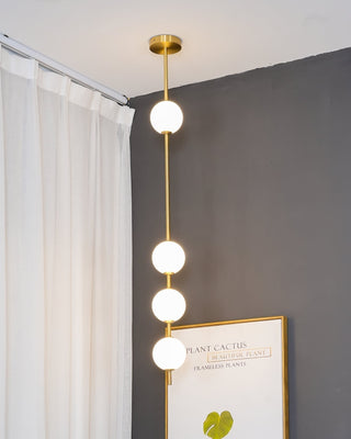 Halo Lampe suspendue moderne en laiton