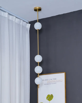 Halo Lampe suspendue moderne en laiton