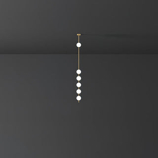 Halo Lampe suspendue moderne en laiton