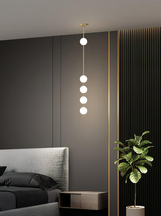 Halo Lampe suspendue moderne en laiton