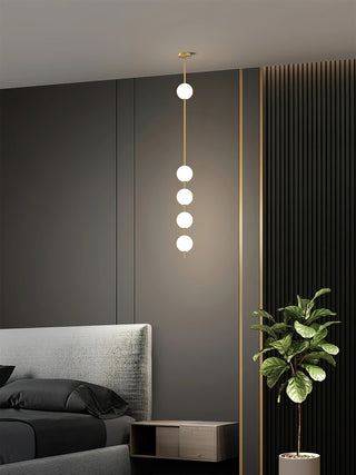 Halo Lampe suspendue moderne en laiton