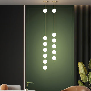 Halo Lampe suspendue moderne en laiton
