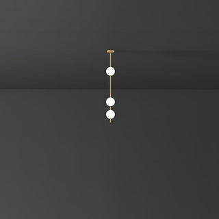 Halo Lampe suspendue moderne en laiton