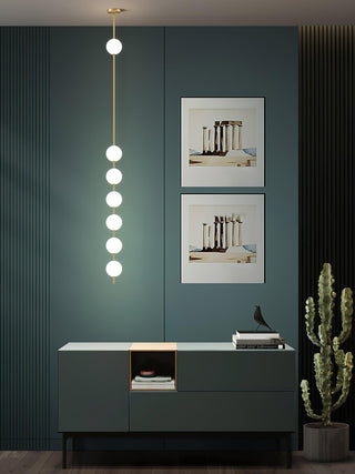 Halo Lampe suspendue moderne en laiton