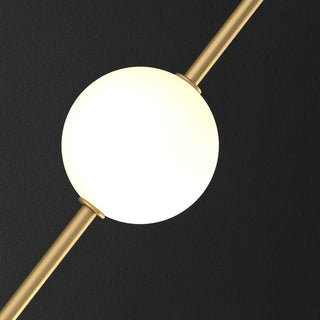 Halo Lampe suspendue moderne en laiton