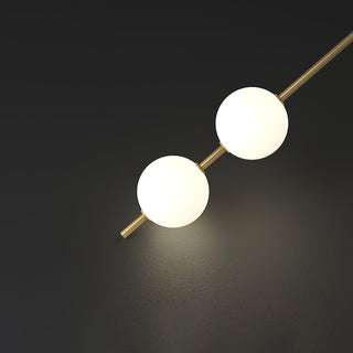 Halo Lampe suspendue moderne en laiton