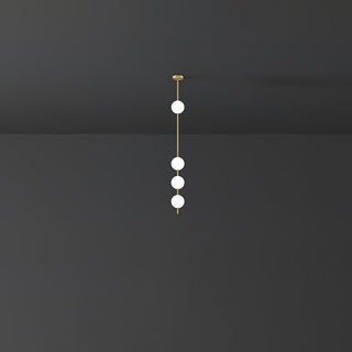 Halo Lampe suspendue moderne en laiton