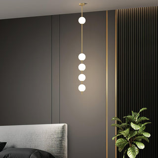 Halo Lampe suspendue moderne en laiton