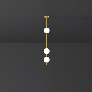 Halo Lampe suspendue moderne en laiton