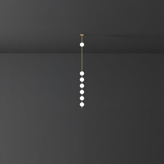 Halo Lampe suspendue moderne en laiton