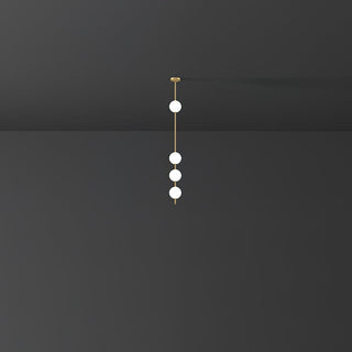Halo Lampe suspendue moderne en laiton