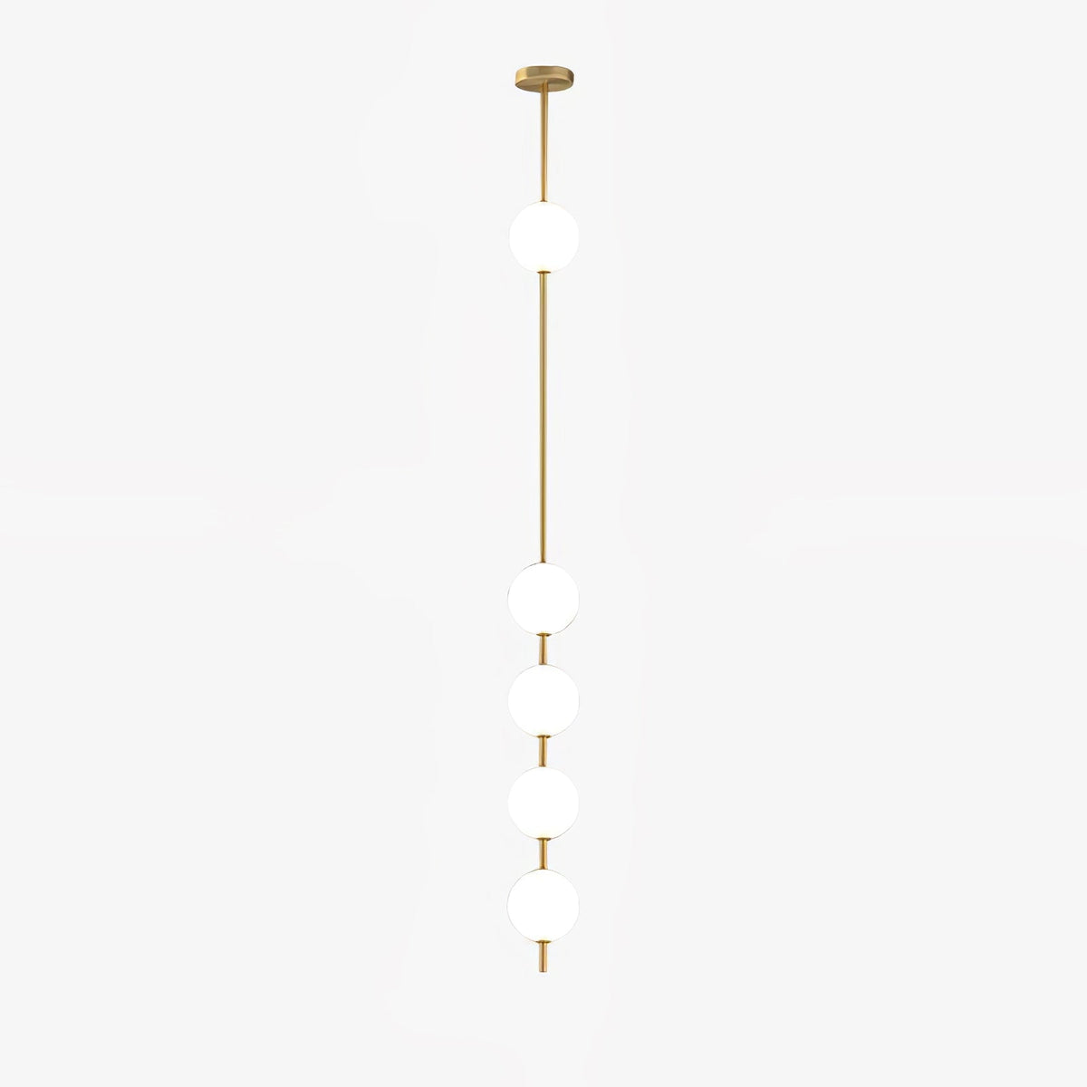 Halo Lampe suspendue moderne en laiton