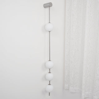 Lustra Applique Murale Sphères Verticales Laiton