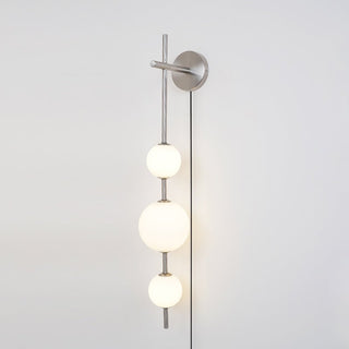 Ilraeia Vertical Globe Plug-in Wall Lamp-Luire