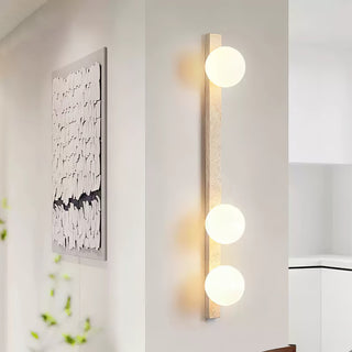 Zoshaira Applique Murale Minimaliste en Travertin