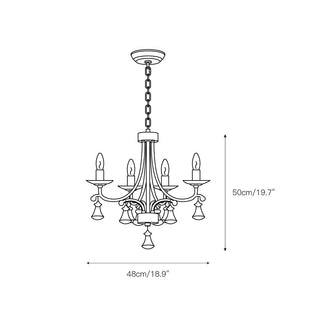 Cuvenara Lustre Laiton Cristal Luxe Postmoderne