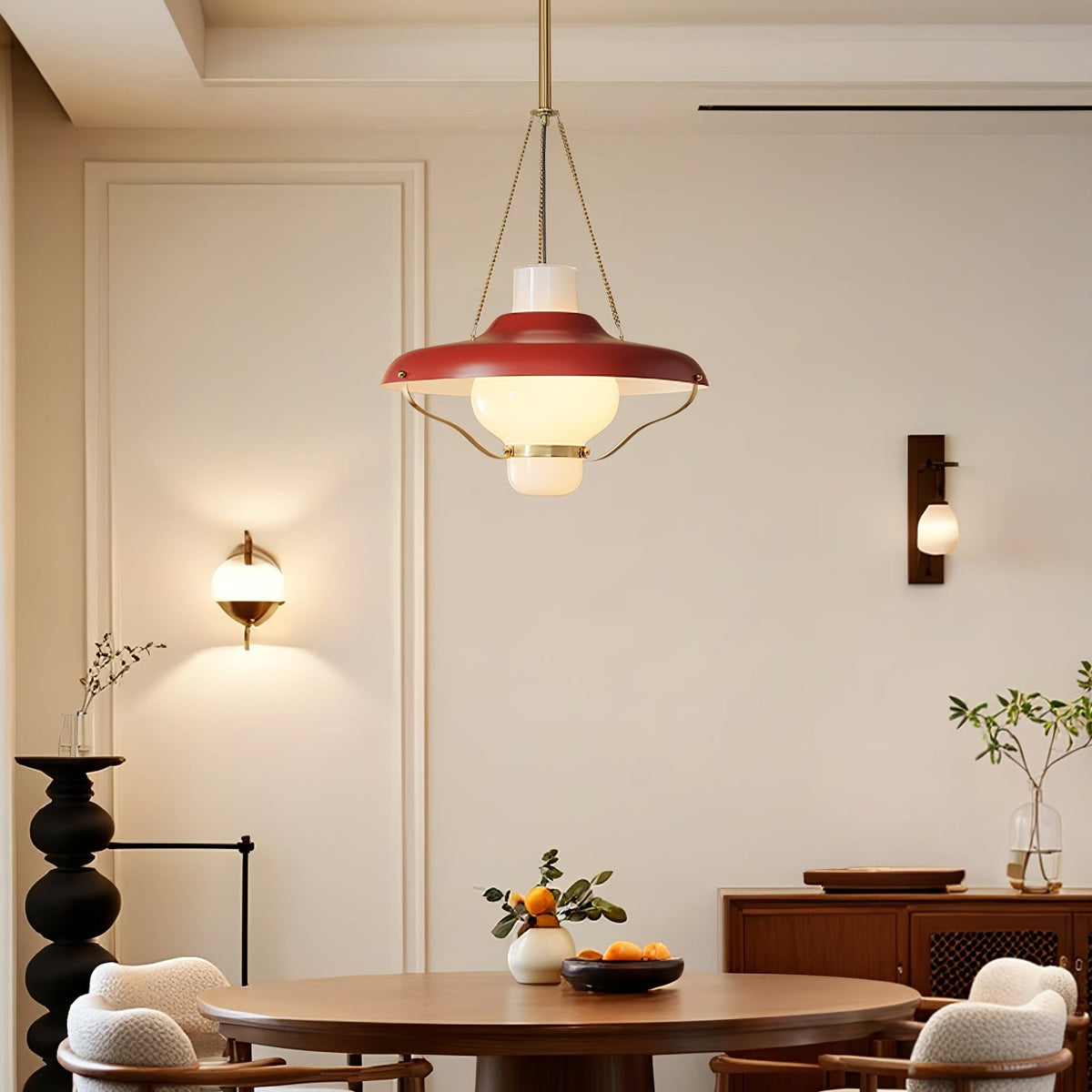 Olaeon Suspension en Verre Style Mi-Siècle