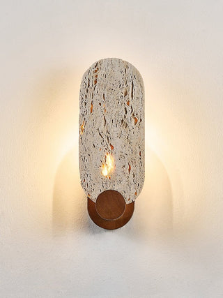 Vesper Travertine Wall Light-Neutral Decor