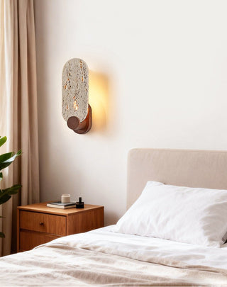 Vesper Travertine Wall Light-Neutral Decor