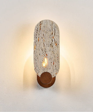 Vesper Travertine Wall Light-Neutral Decor
