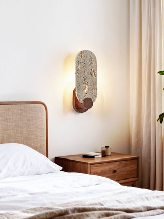 Vesper Travertine Wall Light-Neutral Decor