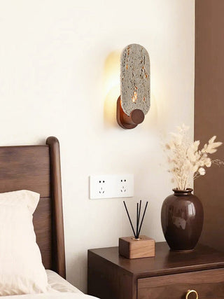 Vesper Travertine Wall Light-Neutral Decor