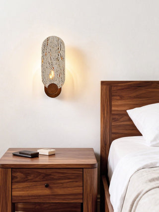 Vesper Travertine Wall Light-Neutral Decor