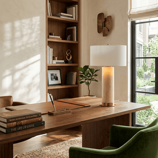 Vesper Onyx Table Lamp-Neutral Decor