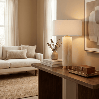 Vesper Onyx Table Lamp-Neutral Decor